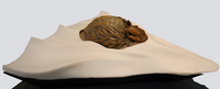 Sunseeker I Bobwhite nestled in marble snow - © Ken Newman Sculptures 2026