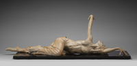 The Stretch - Beige Patina on Granite
 - © Ken Newman Sculptures 2026