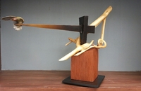 Calm After Storm
Bronze on Redwood limb and Redwood - © Ken Newman Sculptures 2026