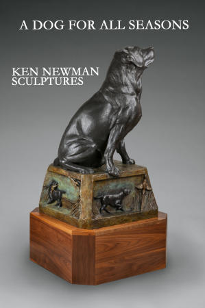 A Dog for All Seasons
#4/11 52x23x23
Bronze on Walnut rolling and turning base shown 
Orders ONLY. 14 weeks : Dog Sculptures - Labradors : Ken Newman Sculptures | sculpture | bronze | wood | wildlifeart art | figurative sculpture | Idaho sculptor | animal art |