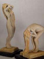 Essential and Opulence #on Beige Patina on Steel Bases
Orders only  - © Ken Newman Sculptures 2026