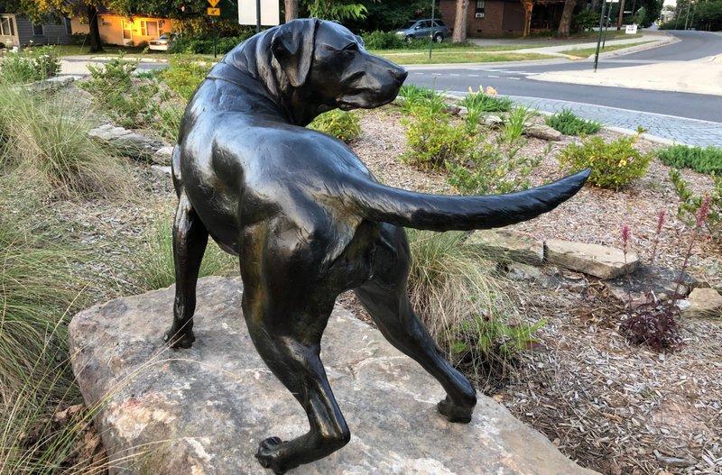 Installed in Little Rock Roundabout 2019 : Public/Private Sculpture Installations : Ken Newman Sculptures | sculpture | bronze | wood | wildlifeart art | figurative sculpture | Idaho sculptor | animal art |