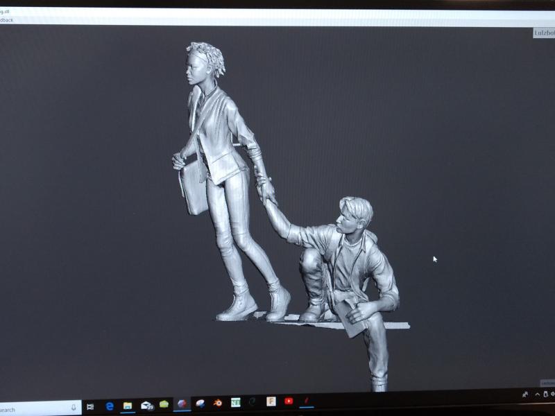 Sculpture 3-D Scan from 36" student studies.