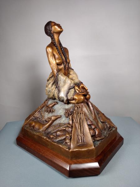 A Land of Many Gifts : Exploring the Native American Culture Through Sculpture : Ken Newman Sculptures | sculpture | bronze | wood | wildlifeart art | figurative sculpture | Idaho sculptor | animal art |