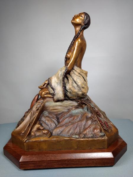 A Land of Many Gifts
The contradiction between the phrase The Land of Many Uses vs the Native American was, The Land of Many Gift.  Receiving the Gifts of Mother Nature with heartful thanks.
Ed 22 : Exploring the Native American Culture Through Sculpture : Ken Newman Sculptures | sculpture | bronze | wood | wildlifeart art | figurative sculpture | Idaho sculptor | animal art |