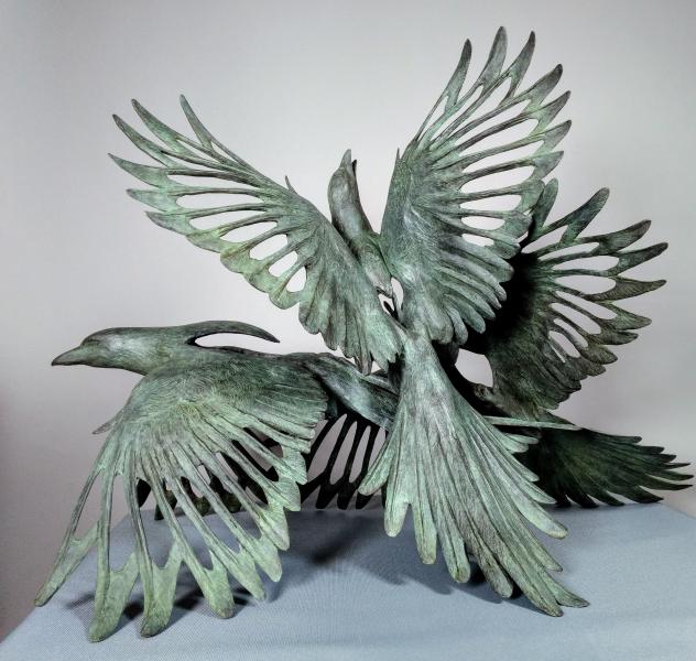 Mischief and Plunder
Bronze Tabletop
#7/11 $15,500
Verde Patina
