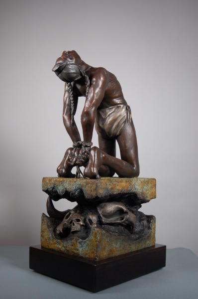 Resilient Soul - Resilience 
Edition of 22 Contact us for more information. : Exploring the Native American Culture Through Sculpture : Ken Newman Sculptures | sculpture | bronze | wood | wildlifeart art | figurative sculpture | Idaho sculptor | animal art |