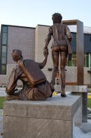 Opportunity Monumental
2020 installed at Delta College in Saginaw MI - © Ken Newman Sculptures 2026