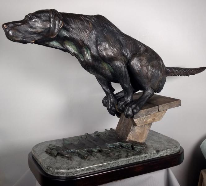 Now Available -Forever Ready, unique base, marble and walnut. #1/22 $12,500