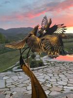 Mischief and Plunder - Magpies - Exterior Installation 2021 - © Ken Newman Sculptures 2026