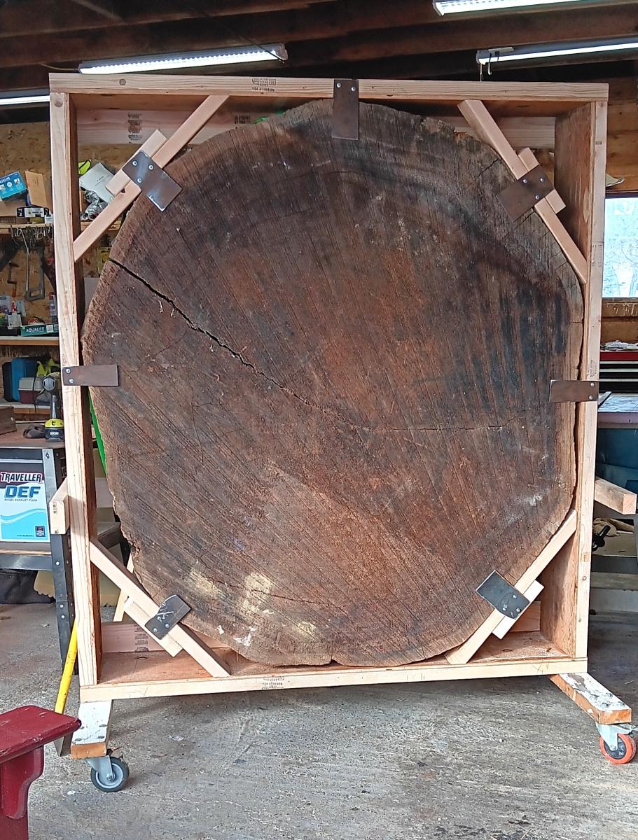 Redwood Round - Design in Progress  : Works in Progress : Ken Newman Sculptures | sculpture | bronze | wood | wildlifeart art | figurative sculpture | Idaho sculptor | animal art |