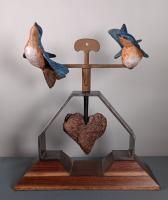 Love goes Round and Round - Bluebird Series - 9/11 - © Ken Newman Sculptures 2026